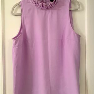 JCrew Ruffle Neck Blouse